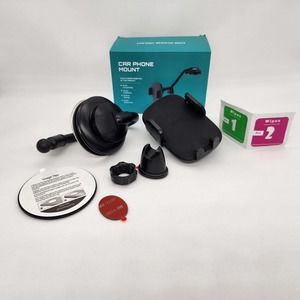 Qifutan Cell Phone Holder for Car Phone Mount Long Arm Dashboard Windshield Car